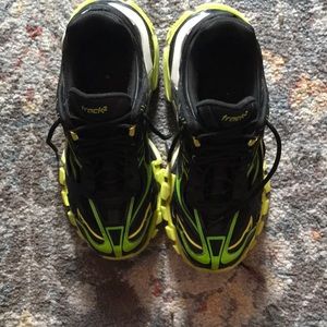 Balenciaga track 2 neon green and black used ! Size 8 US